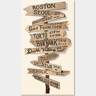 MASH 4077th Sign Post Posters and Art